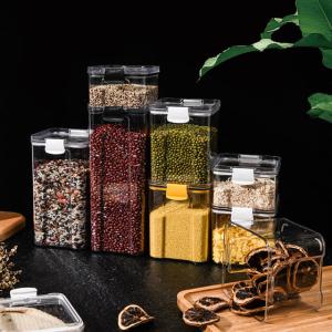 Wholesale Kitchen Bulk Sealed Food Spice Household Storage Container PET Plastic ODM from china suppliers