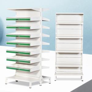 Wholesale Double Sided Pharmacy Medicine Display Cabinet Clinic Multi Layer from china suppliers