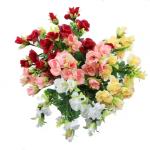 Wholesale Wedding Home Decoration Scene Rose Bouquet Artificial Silk Flowers