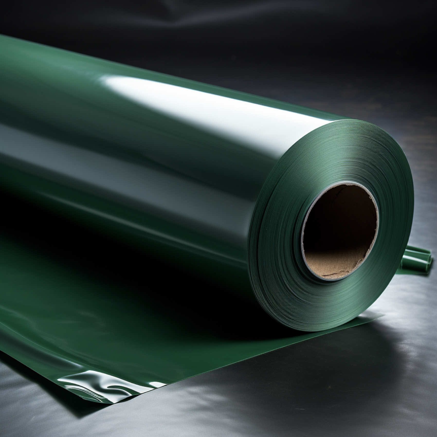 80uM Opaque Green PE Polyethylene Silicone Coated Release Film