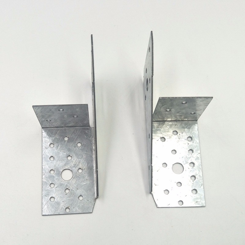 White Zinc Plating Stamped Joist Wooden Building Connector Furniture Triple Connectors