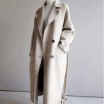 Autumn Winter Puffer Down Coat Korean Loose Wool Coat For Ladies