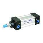 SI Series Double Acting Pneumatic Air Cylinder 50~800mm/S Speed ISO 15552