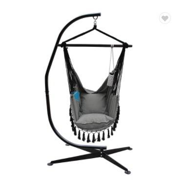 Outdoor Furniture Steel Stand Cotton Hanging Chair for Camping Port of loading
