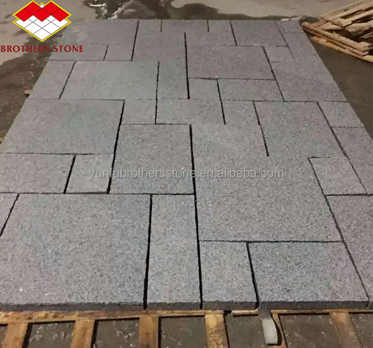 Natural Paving Stones Chinese Granite Cut-To-Size for Modern Outdoor Parks in Yunfu
