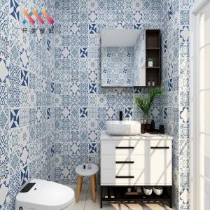 Wholesale Matt Tile Look Peel And Stick Wallpaper PVC Tile Effect Wallpaper For Bathroom from china suppliers