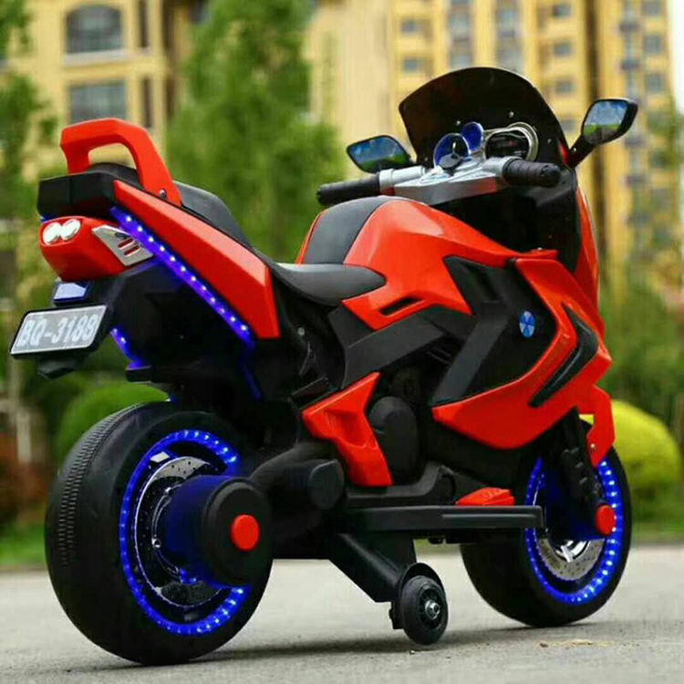 12V Battery Kids Mini Electric Motorcycle For Children Size 120*50*75cm
