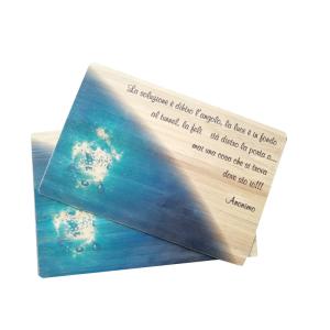 Wholesale Customized Wooden Moso Bamboo Post Card For Gifts from china suppliers