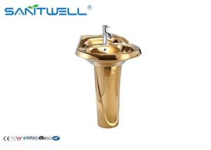 Wholesale Bathroom Pedestal Basins , Bathroom wash basin 620*510*880 mm Size from china suppliers
