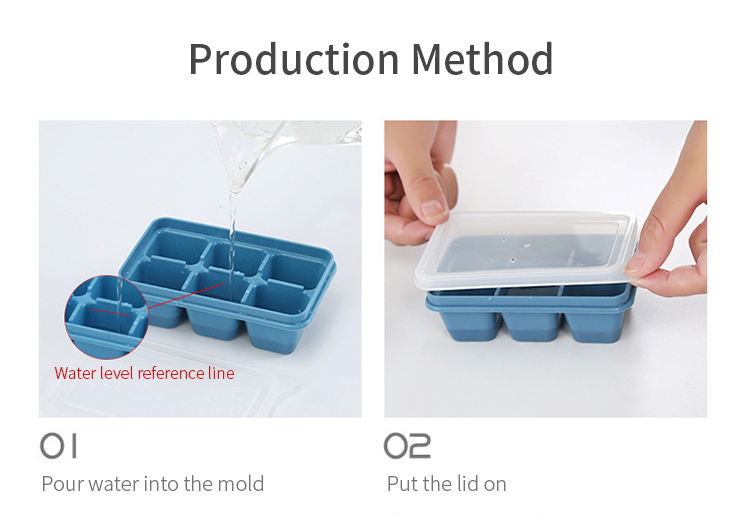 Silicone Ice Cube Mold Tray The Perfect Tool for Homemade Ice Cubes in Household