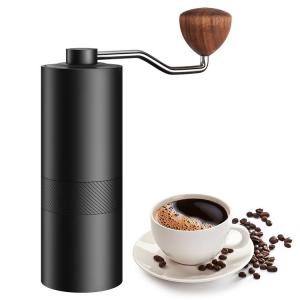Wholesale Burr Espresso Stainless Steel Manual Coffee Grinder Precise Portable DIY Logo from china suppliers