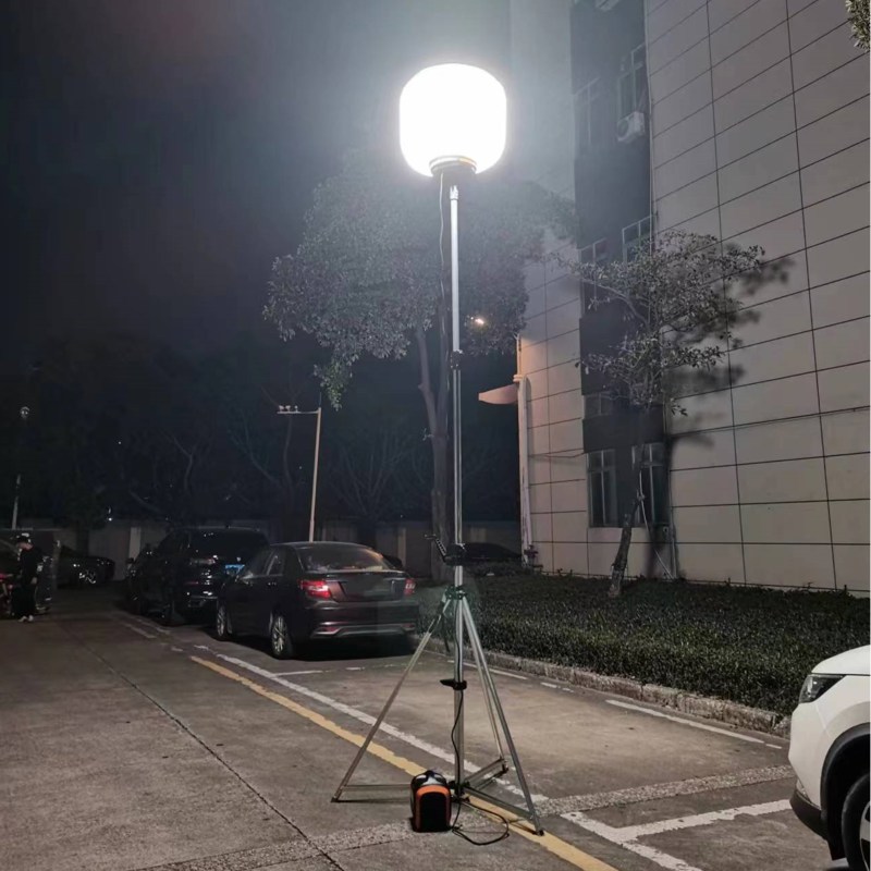 150w 50000 Hours Working Time Solar Portable Led Balloon Light For Waterproof Illumination