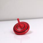colorful wooden spinning top for child