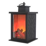 Simulated Fireplace Solar Flickering Flame Lantern 3.7V 5W Solar Courtyard Light
