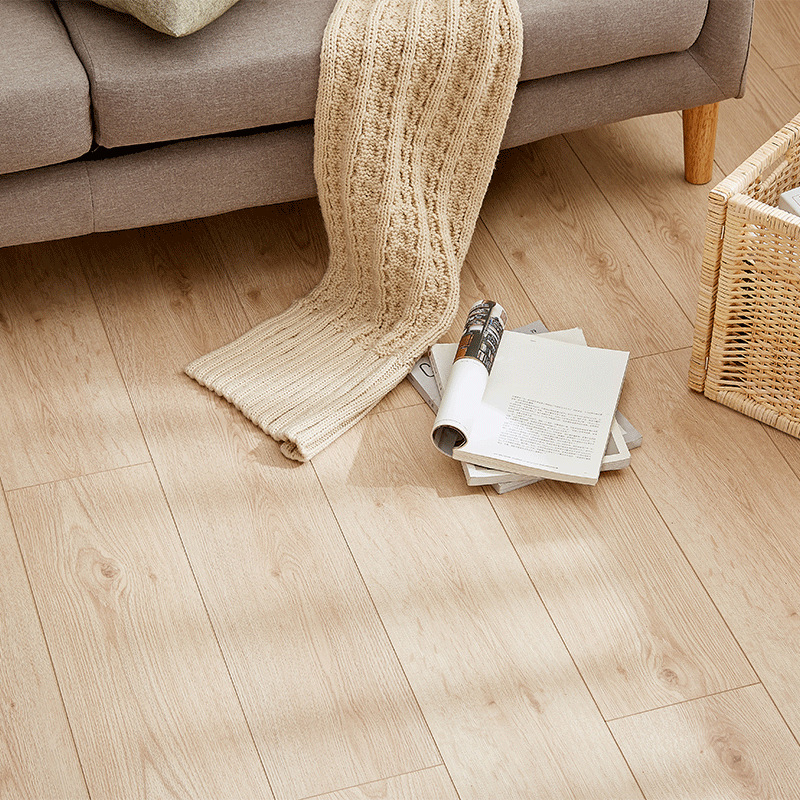 3D Distressed Wooden Plank Laminate Flooring in Customized Color with Matt Finish