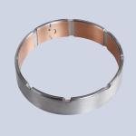 Low - Carbon Steel Plain Bush Bearing , Bi Metal Bearings High Fatigue Strength