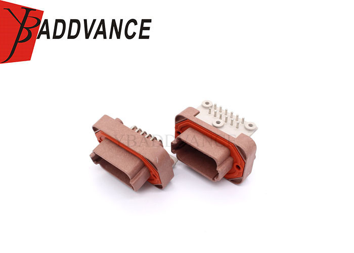 DT Series Deutsch 12 Pin Male Header Connectors For Beidou Navigation
