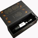 Rigid Magnetic Closure Cardboard Display Box Champagne Whisky Wine Bottle