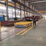 Motorized 30 Tons Material Transfer Cart Fabricated Beams Rail Powered