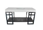 Single Sink Style polished 304 stainless steel Metal Frame Bathroom Wash Basin