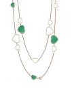 0.15 Carat Long Chopard Jewelry Happy Diamond Necklace For Ladies Wedding