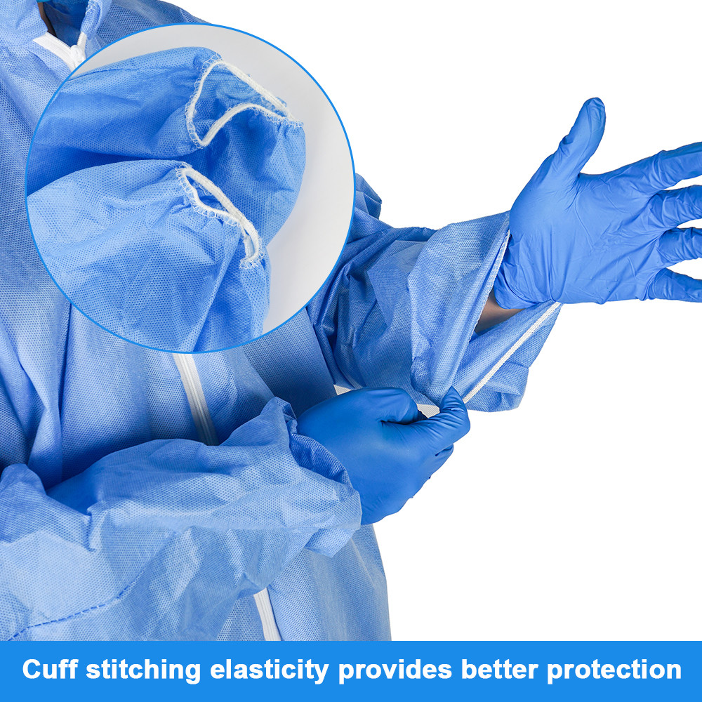 CE / FDA Approved Breathable Protective Isolation Clothing