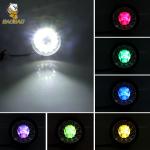 Metal Skull 12V Bright White Available LED Headlight For Honda Bike