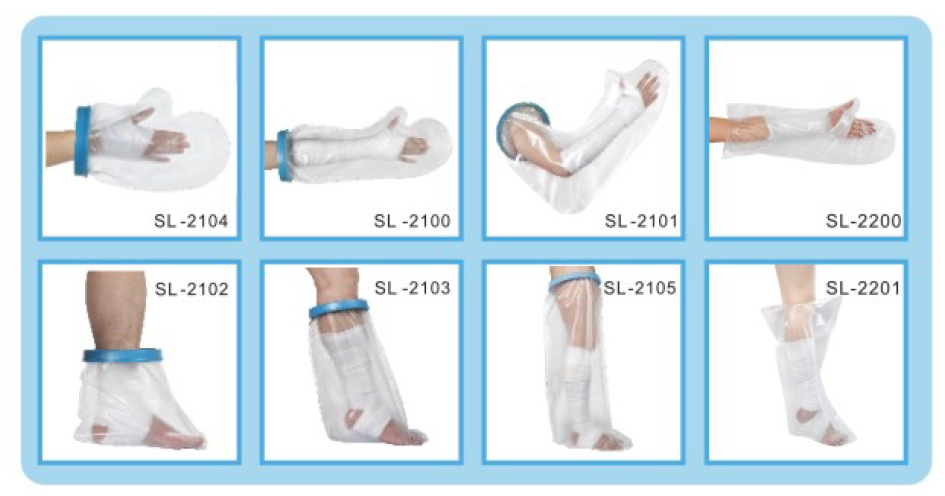 Waterproof Leg Cast Cover For Shower Sleeve Bandage Protector Vulnus Scald Burn Ankle Wound