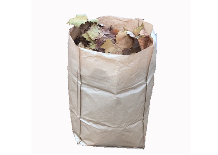 Recycled Heavy Duty Paper Bags 30 Gallon Capacity For Home Garden GMP Standard