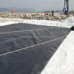 White Waterproof HDPE Geomembrane 0.5mm for Aquaculture Fish Shrimp Farm Pond