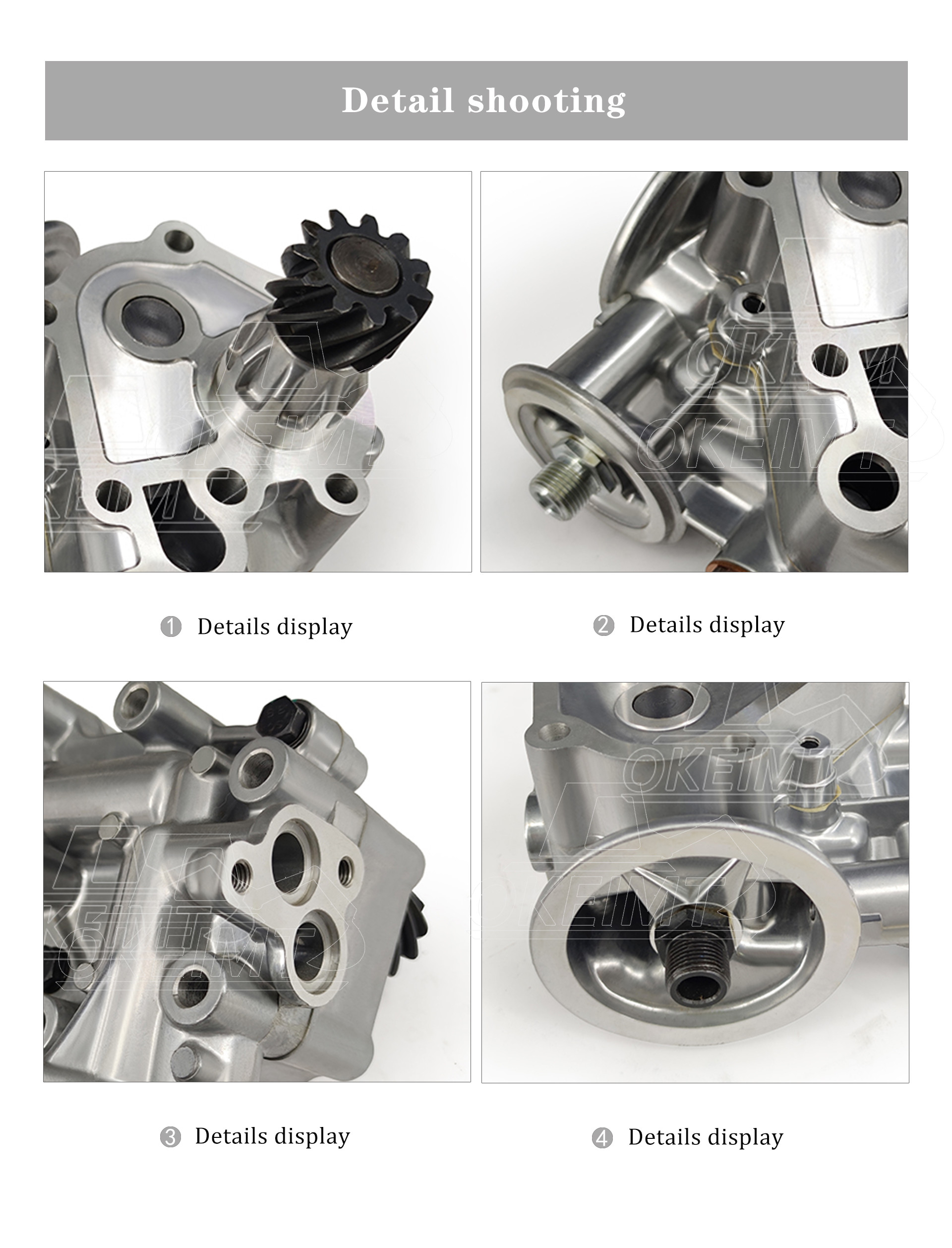 ME014603 Komatsu Excavator Oil Pump HD450 Mitsubishi Oil Pump