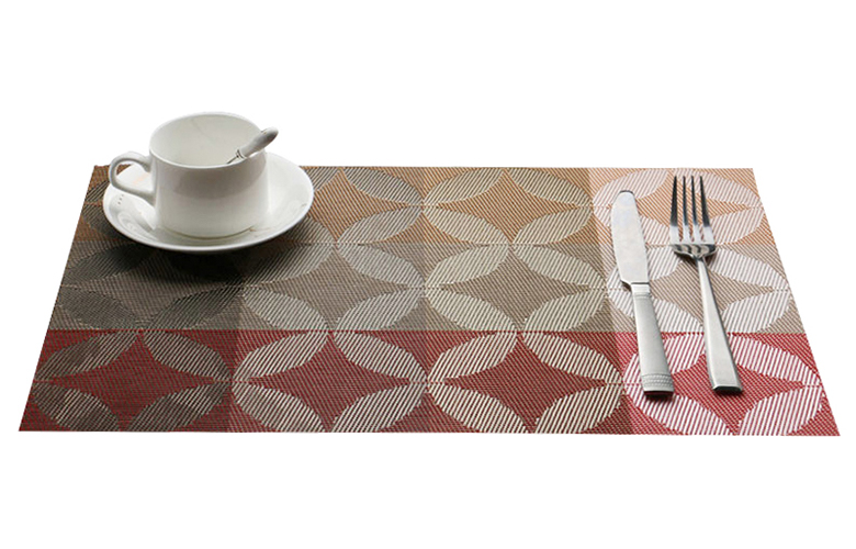 30*45cm or Customized Size PVC Table Mat for Restaurants Heat Resistant and Reusable