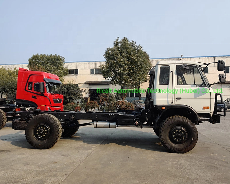 Left Steering Dongfeng 6x6 All Wheel Drive Cargo Truck Chassis Euro 3 Emission Standard