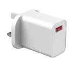 PC Fireproof Portable Fast Charger USB A CU12W 5V2.4A