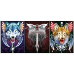 Modern OEM 3D Animals Images , Custom Lenticular Printing Flip Effect