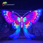Zigong Outdoor Waterproof Chinese Lanterns Butterfly Lanterns high strength