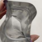 CYMK Printed Heat Seal Foil Pouches Holographic Mylar Flat Bottom Gusset Bags