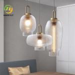 Nordic Simple Luxury Chandelier Light Restaurant Bar Model Room Decorated Glass