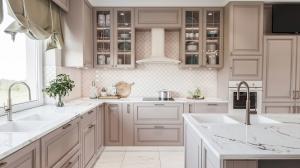 Wholesale Modular Modern Kitchen Cabinet Builders White Oak Custimized from china suppliers