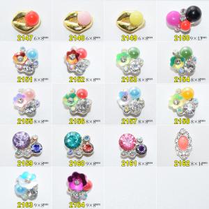 Wholesale Hot NEW Wholesale Alloy Jewelry 3D Nail Art Jewelry Nail rhinestones Sticker Supplier Number ML2147-2164 from china suppliers