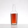 Buy cheap High Weight Square Clear Glass Bottle For Vodka Whiskey Rum Gin 250ml 500ml from wholesalers