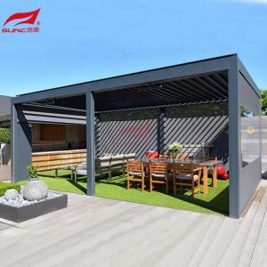 Wholesale Garden Waterproof Motorized Aluminum Pergola Rot Proof from china suppliers