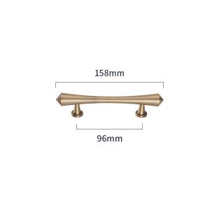 Wholesale 128mm Morden Solid Brass T Bar Kitchen Handles Cabinet Pull Handles from china suppliers