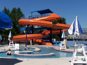 Wholesale Outdoor Exercise Park Aquatic Water Park Equipment Fiberglass Slide For Outdoor Pool from china suppliers