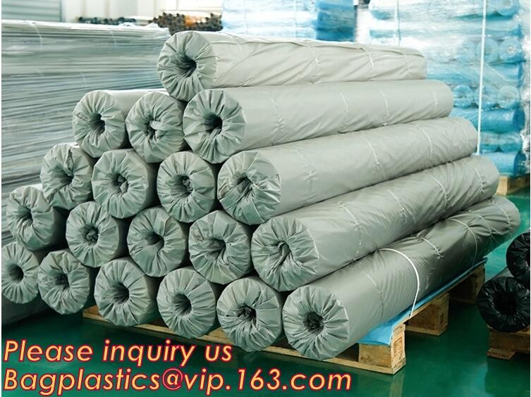 Carpet protectivDustless Warehouse PE Protection Films for Dust Control,Plastic sheet builders film black color 2mx100m,