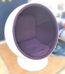 Fiberglass Modern Leisure Ball pod Egg shape Chair living room lounge chair