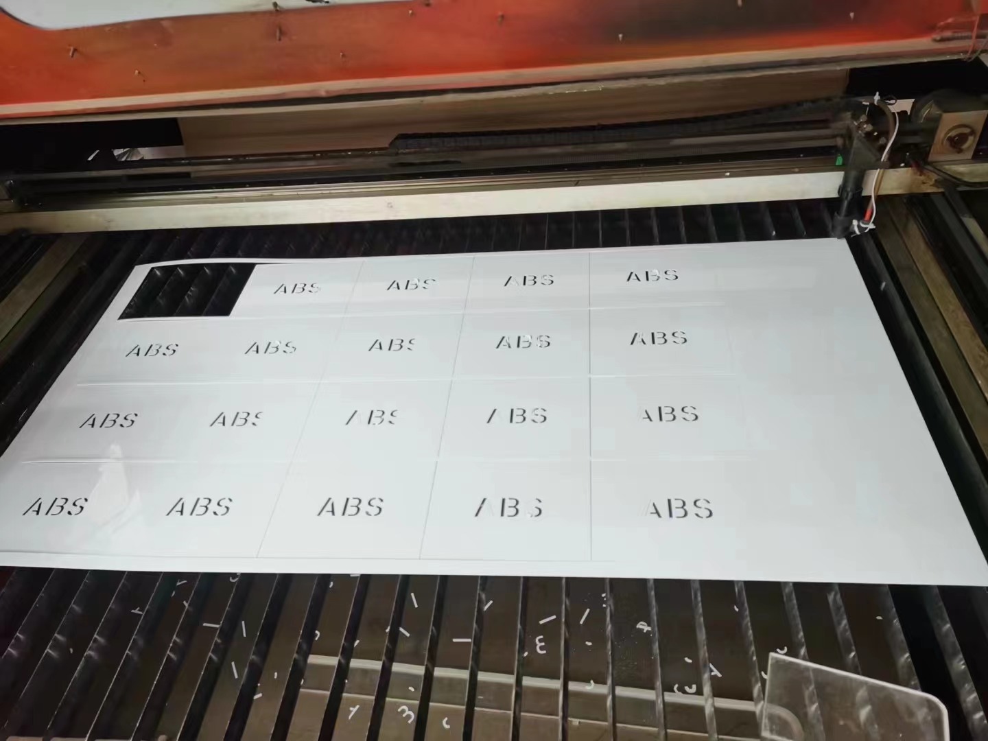 Glossy/Coarse Grain/Fine Lines ABS Plastic Sheets for Custom Engraving and Carving