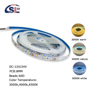 Wholesale Epistar DC12V24V 8mm10mm 60leds SMD2835 Led Strip Light for TV Backlight Cabinet from china suppliers