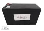 Black 12V Lifepo4 Battery Pack 7.5AH Home Solar Light System Or EV