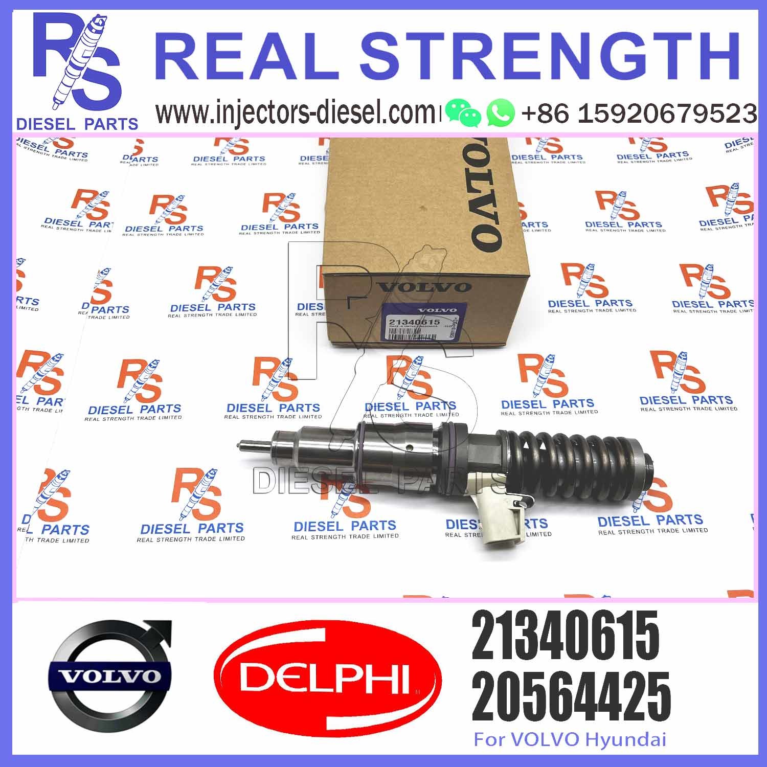 Diesel Fuel Injector 21371676 BEBE4D25002 BEBE4D25102 21340615 85003267 21340615 E3.18 for V-O-L-V MD13 EURO 5 MED POWER